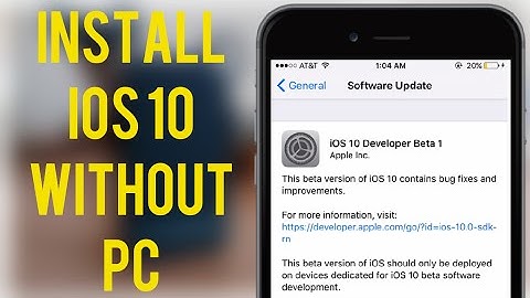 How to Install iOS 10 Beta on Your iPhone or iPad or iPod Touch without UDID/PC