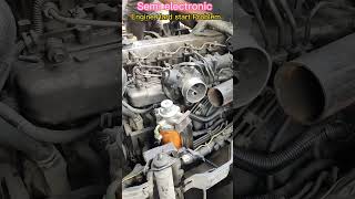 Engine Hard start Problem Semi electronic #shortsvideo