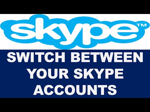 How to Switch Accounts in Skype? | How to Log out and Login to Another Account in Skype?