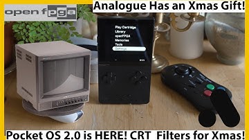 CRT Screen Filters for Christmas! Analogue OS Firmware 2.0 is Here! Update Guide and More Features!