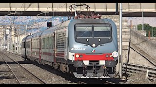 [HD - Treni] E464.318 SUN + Treno Intercity 730 Trenitalia in transito a Palermo Roccella!