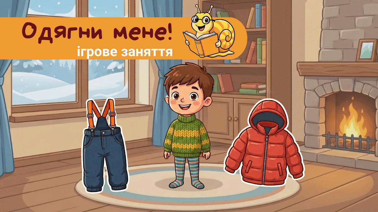 🧣Що одягнути на прогулянку?🧤 Зимові ігри для дітей 2-5 років ❄️