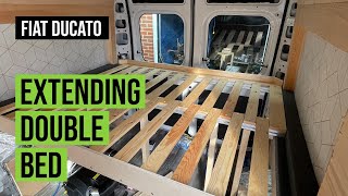 EXTENDING Campervan Bed | Fiat Ducato | UK SelfBuild Campervan Conversion