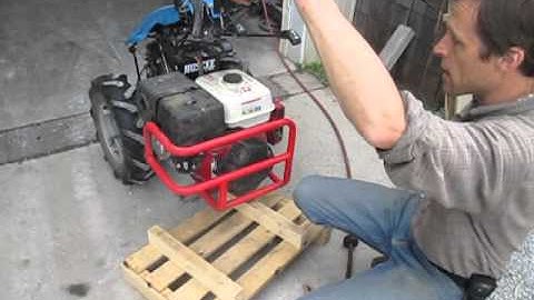 Debris Screen on Walk-Behind Tractor: Use & Maintenance