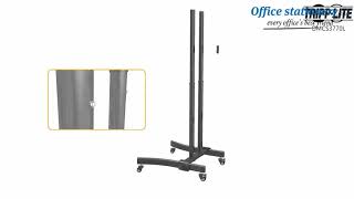 37 To 70In Adjustable Floor Stand Cart Now Available At Officestationery.co.uk