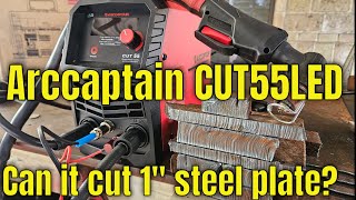Testing and cutting with the Arccaptain Cut55LED 55 amp plasma cutter #arccaptain #plasmacutting