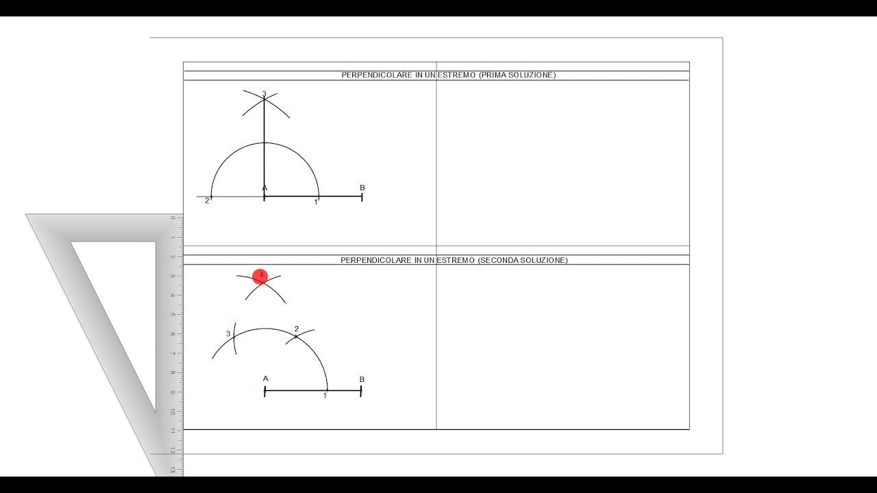 Cosa Vuol Dire Perpendicolare In Geometria PERPENDICOLARE IN UN ESTREMO (2 METODI) - YouTube