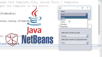 Agregar items o elementos a un JComboBox  dinámico Java netbeans 2018