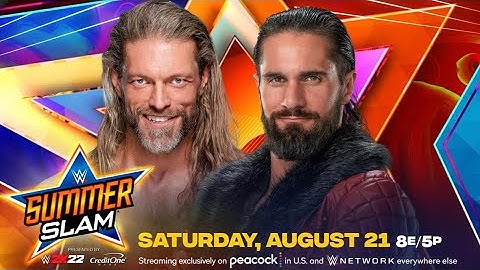 Edge vs Seth Rollins | WWE SUMMER SLAM 2021 | WWE 2K20