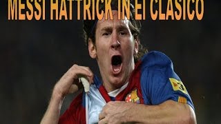 Lionel messi first ever hattrick in elclasico 2007 when he was 19 ● laliga 06/07 ●