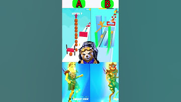 Cube Skating Vs Cube Surfer ❤️ 3D Android/iOS #games #shorts #viral #short #youtubeshorts | Lv - 05