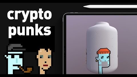 Drawing Cryptopunks NFT on IPAD (Procreate 3D)