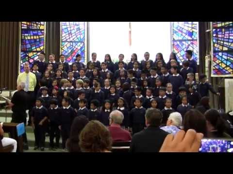 Choral Festival at Sacred Heart- St Victor School sings "Play for Me a Simple Melody" 2014