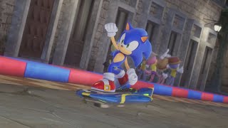Blue Star Extreme Gear Takes Flight - Blue Star DLC in Sonic Racing CrossWorlds