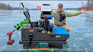 The ULTIMATE Ice Fishing Walk-Out Rig Sonar Sled Mods