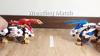 Zoids Beast Liger ZW25 vs Zoids Wild Liger Special Edition ZW15 Speed and Wrestling match