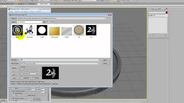 Modeling a euro coin in 3DsMax - preview