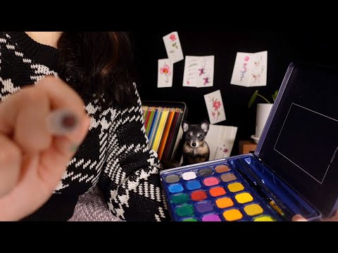 👁️렌즈 타투 ASMRㅣ퍼스널 컬러 맞춤 렌즈 메이크업ㅣlens makeup ASMR