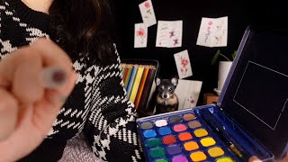 👁️렌즈 타투 ASMRㅣ퍼스널 컬러 맞춤 렌즈 메이크업ㅣlens makeup ASMR screenshot 3