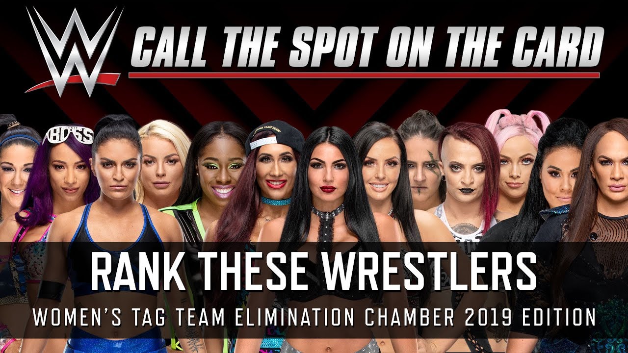 WWE Women Tag Team Title Elimination Chamber Match Wrestlers Ranked