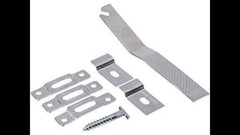 How to install T-Lock security hangers for picture frames