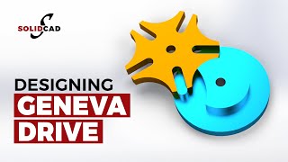 Geneva Drive Design and Assembly in Solidworks (Motion Study) | Solidworks Tutorials | SolidCad screenshot 3