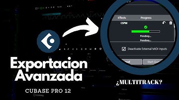 Como hacer una Exportación Avanzada en cubase