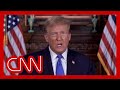 Trump reacts to president bidens address hear what he said