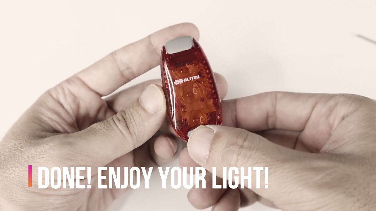 HOW TO REPLACE YOUR BLITZU SAFETY LIGHT'S BATTERIES