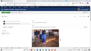 Widgetkit Album in Blogpost - Joomla