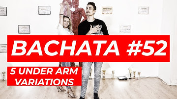 Bachata Tutorial 52 : 5 Under Arm Turns Variations | by Marius&Elena