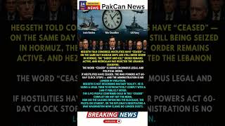 Pentagon Statement Triggers War Powers Controversy | PakCan News