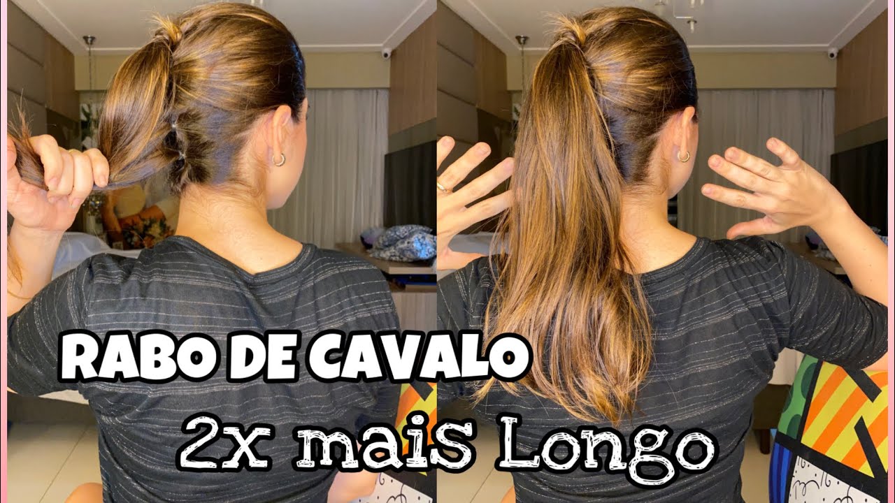 Rabo de Cavalo estilizado - Penteado Salva Vida! - thptnganamst.edu.vn