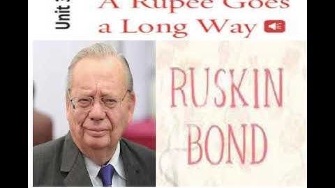 A Rupee goes a long Way