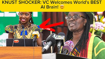 The GENIUS Is Here! KNUST VC Welcomes World-Class AI Pioneer!