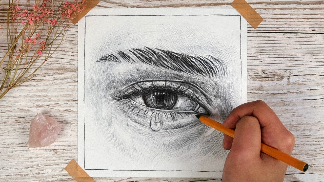 Amazing Pen Drawing Perfect Eye art - Creative Guru ArtPen