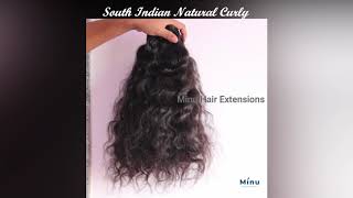 Silky Soft Long Natural Curly Black Hair - Minu Hair Extensions