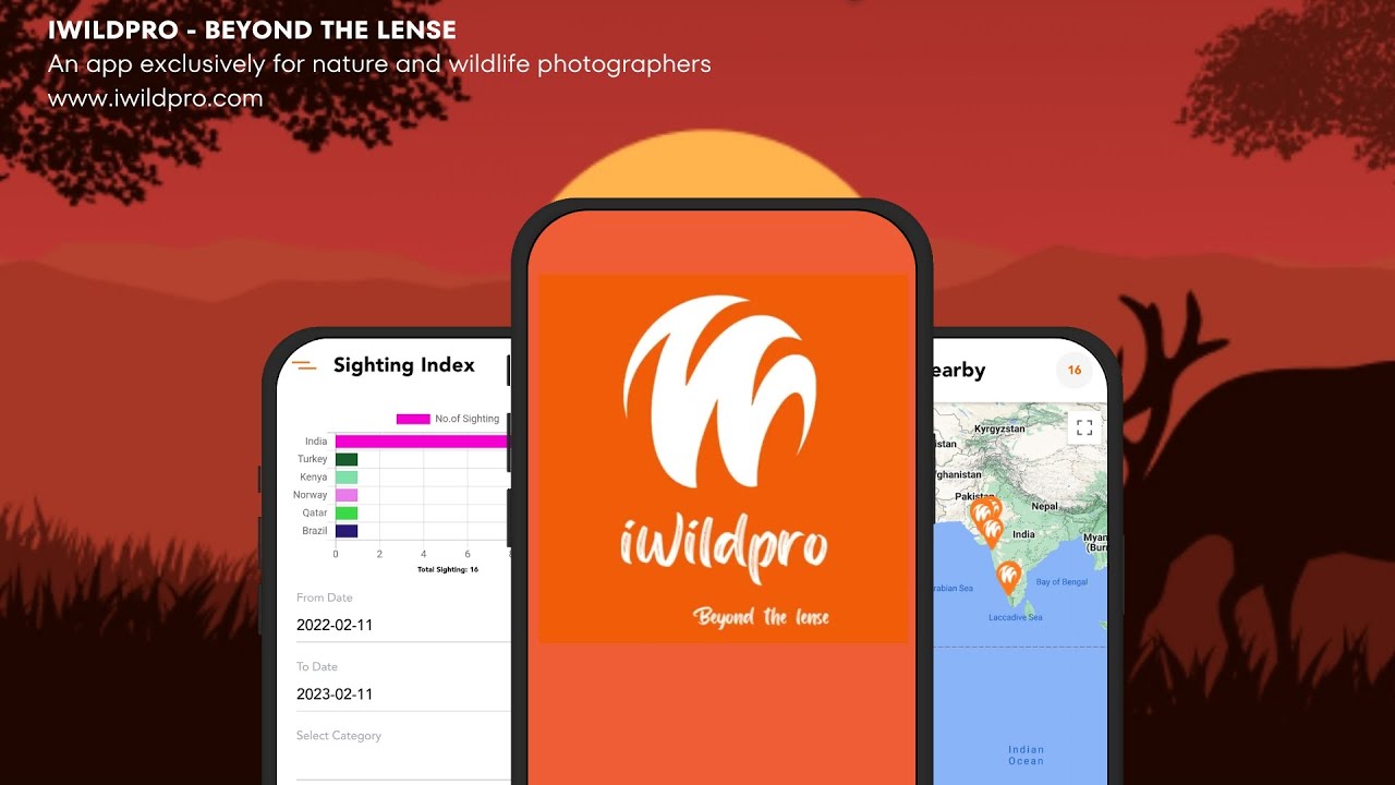 iWildpro - Beyond the lens, An app exclusively for nature and wildlife photographers
