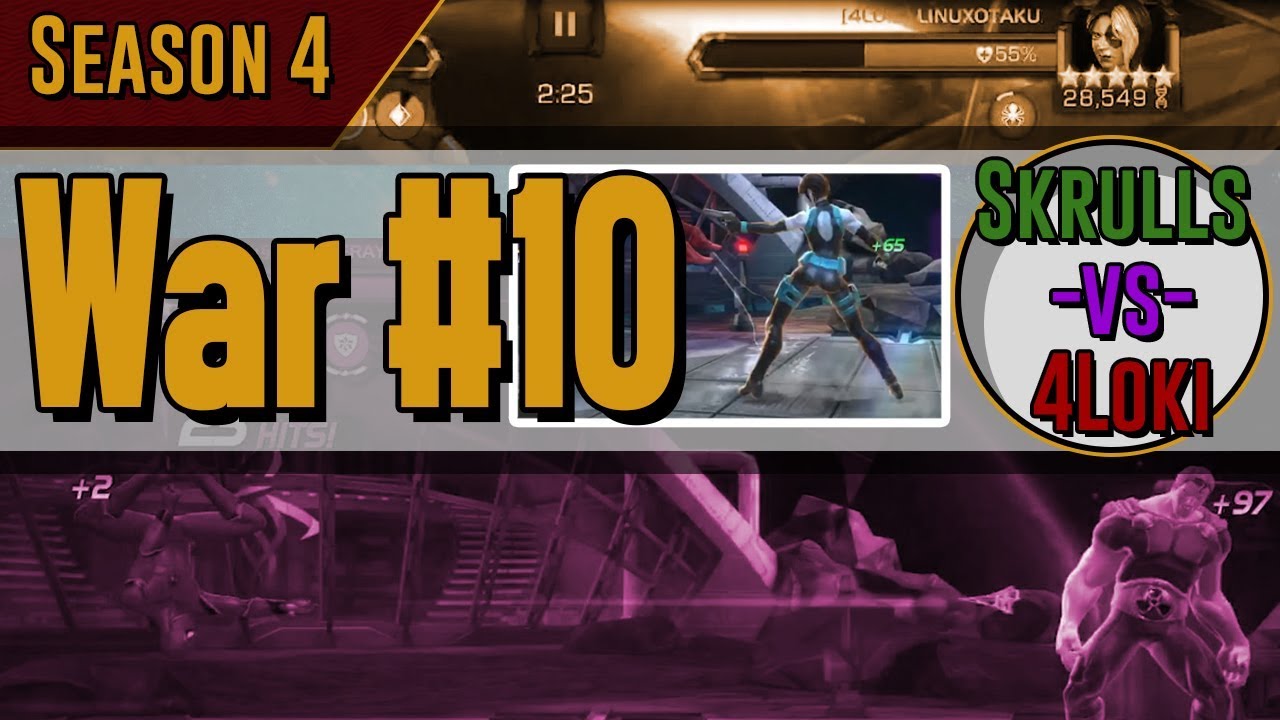 Season 4 Alliance War #10: §•A•§ -vs- 4Loki | Marvel Contest of Champions - YouTube