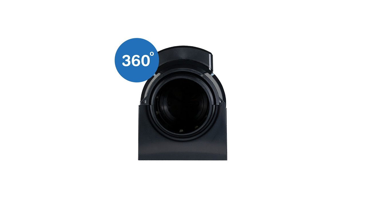 MixFlo Commercial Inline Duct Fan 360° View - YouTube