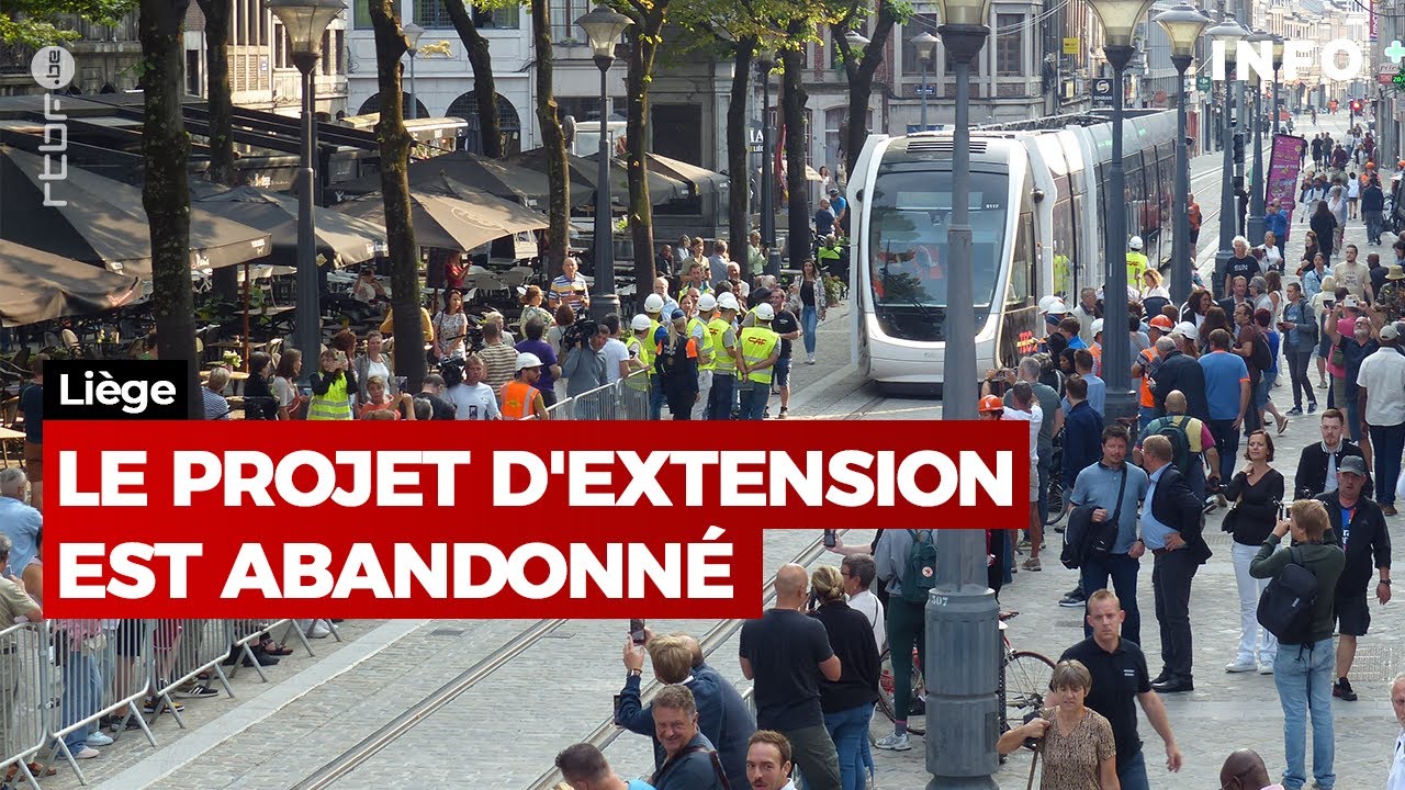 Tram de Liège : c’est confirmé, il n’y aura pas d’extensions - RTBF Info