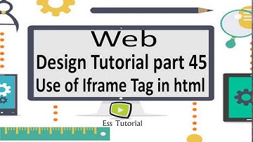 Web Design Bangla Tutorial Part 45, Use of Iframe in html, ESS Tutorial Videos