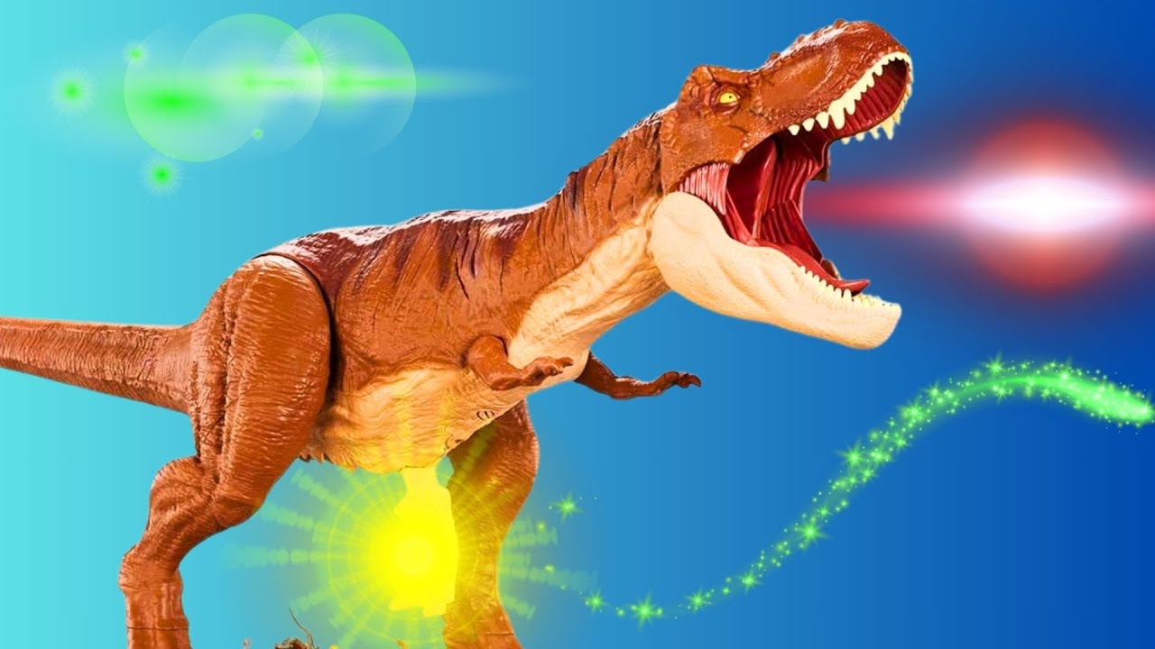 Ultimate Dinosaur Collection Jura: Therizinosaurus, TRex, IRex, Pyroraptor & More | Jurassic World