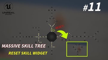 Unreal Engine 5 Tutorial - How to Build Expandable Skill Tree Part 11: Reset Skill Widgets