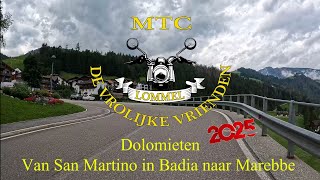 Dolomieten Van San Martino in Badia naar Marebbe 2025 met een Goldwing 1800 DCT in 4K