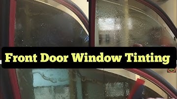 Window Tinting Fixing Front Door | Professional Car Tint Dubai 🇦🇪
