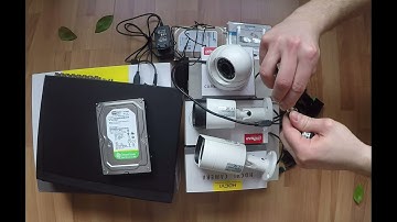 Dahua HDCVI CCTV Surveillance Setup DIY Parts needed