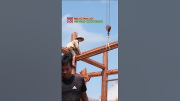 Phần 2 Lắp dựng nhà gỗ lim 5 gian có sân vườn ao chòi tại Hưng Hà - Thái Bình #nhago #nhago5gian