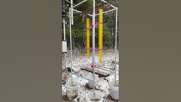 Two Blade TSR Test - Auto-cycloturbine (VAWT)