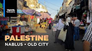 Palestine Today : Nablus Old City | 4K Urban Ambience | ASMR Walking Tour